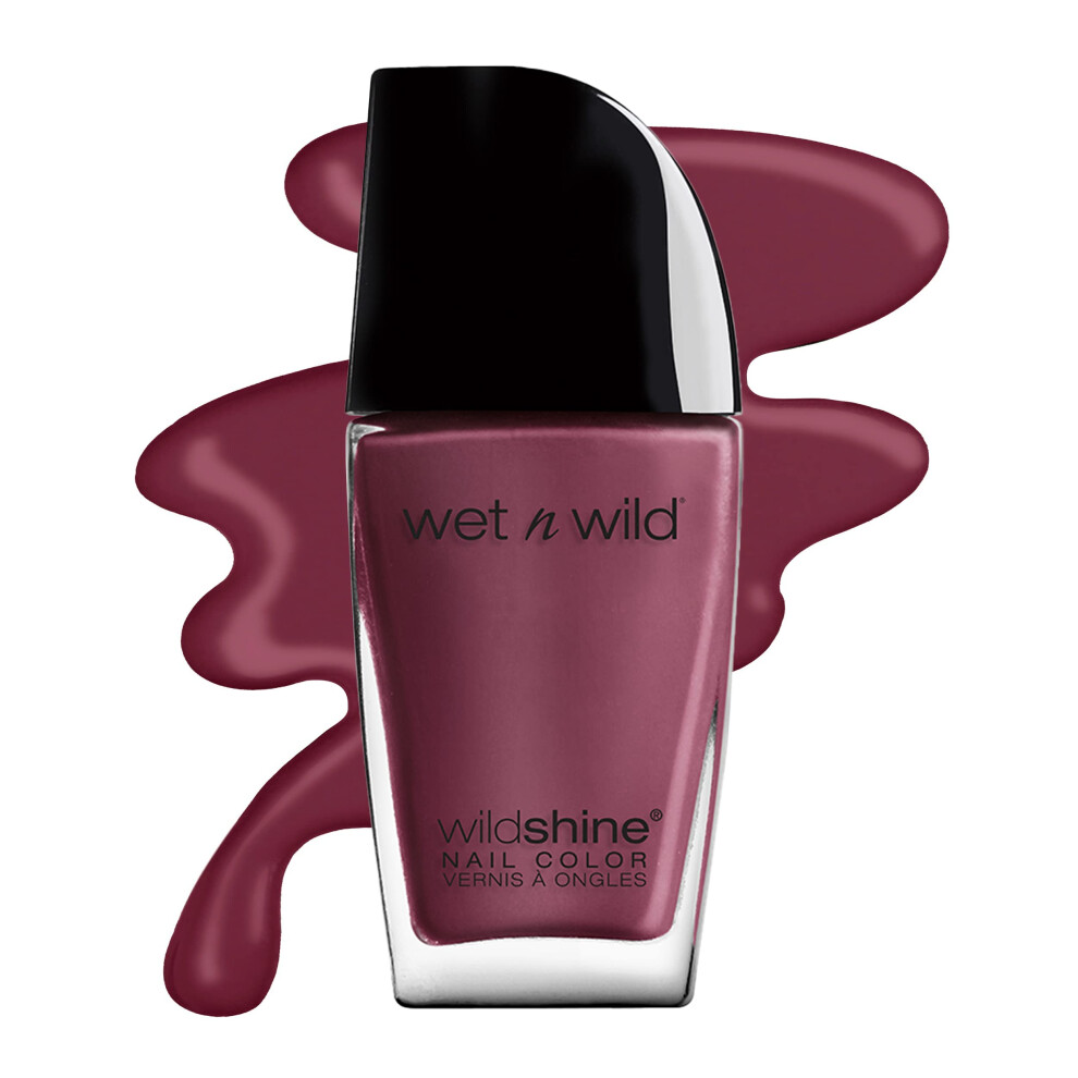 wet n wild Wild Shine Nail Polish  Purple Grape Minds Think Alike  Nail Color