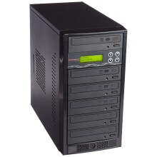 Duplicatore DVD Bestduplicator BD-SMG-5T a 5 destinazioni, velocitΰ 24X SATA, con masterizzatore integrato per supporti da 1 a 5 dischi M.