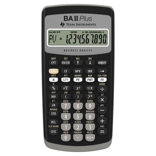 (Texas Instruments) Erweiterter Finanzrechner (BA II Plus)