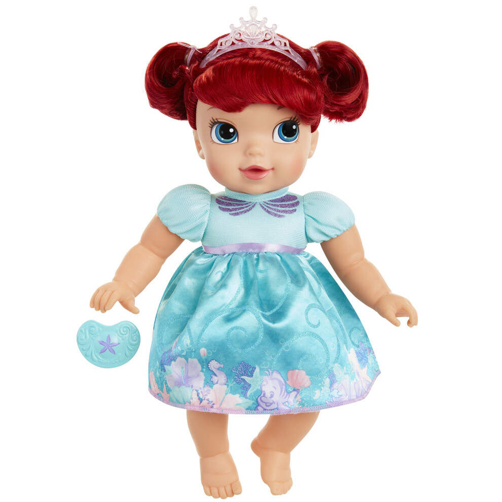 Disney Princess Deluxe Baby Ariel Doll with Pacifier Baby Doll Toy