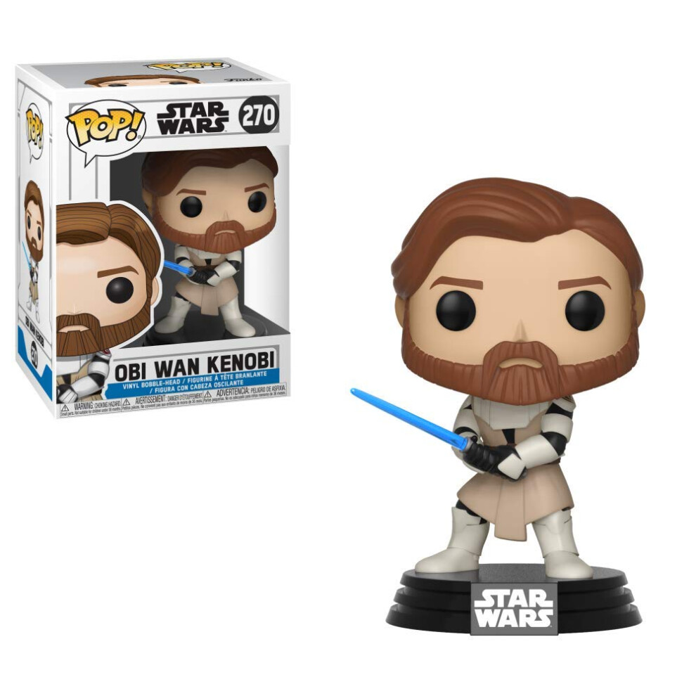 Funko POP!: Star Wars: Clone Wars: OBI Wan OBI-Wan Kenobi - Collectible Vinyl Figure - Gift Idea - Official Merchandise - for Kids & Adults - TV Fans