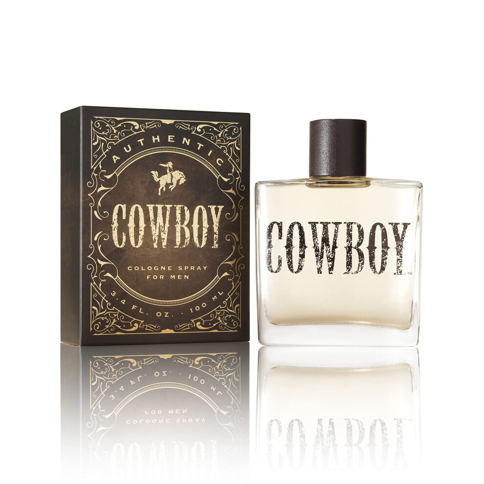 Tru Western Cowboy Men's Cologne  3.4 fl oz (100 ml) - Woodsy  Warm  Rugged