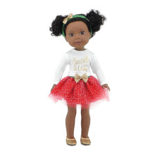 Haine ?i accesorii pentru papu?i Emily Rose 14 inch | ?inuta cu fusta tutu de vacan?a din 4 piese, inclusiv pantofi de papu?a de 14""! | Se potriv
