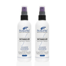 FRAGFRE Detangler 8 oz (2-Pack Gift Set) - Fragrance Free Hypoallergenic Parabens Free - Hair Detangler Leave-in Conditioner for Sensitive Skin - Styl