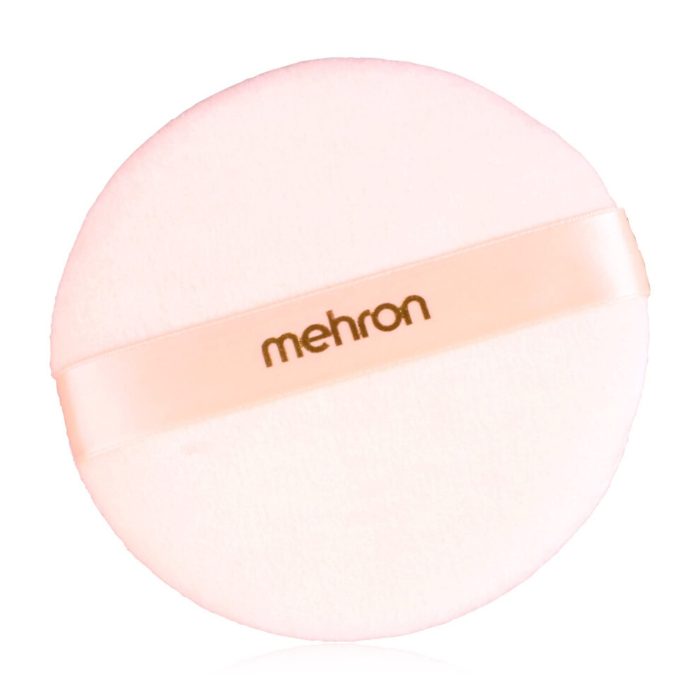 Mehron Makeup Round Professional Makeup Powder Puff  4.75""