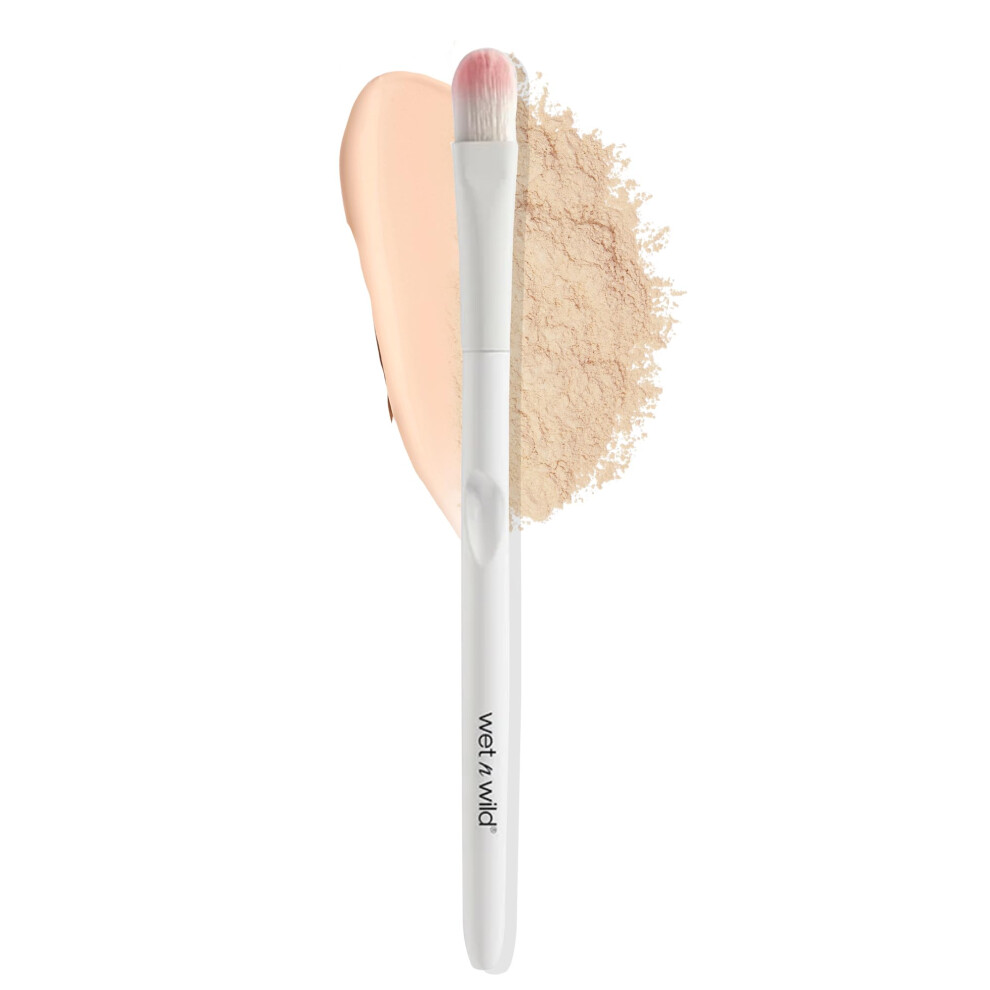 wet n wild Concealer Brush  Under Eye & Brow Blending for Large Max Coverage  Ergonomic Handle for Comfortable Precision Control   Cruelty-Free & Vega