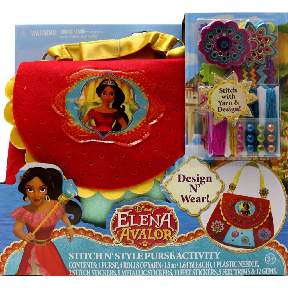 Disney Elena Stitch N Style Purse