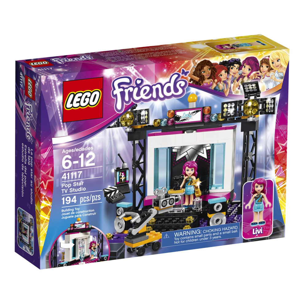 LEGO Friends Pop Star TV Studio Kit (194 Piece)