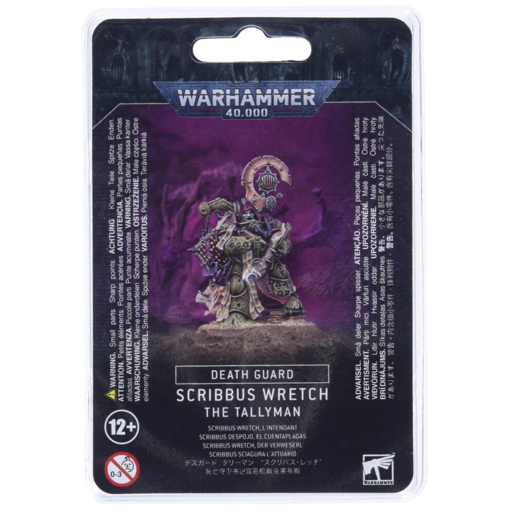 Games Workshop 99070102003 ""Death Guard Scribbus Wretch The Tallyman Miniature