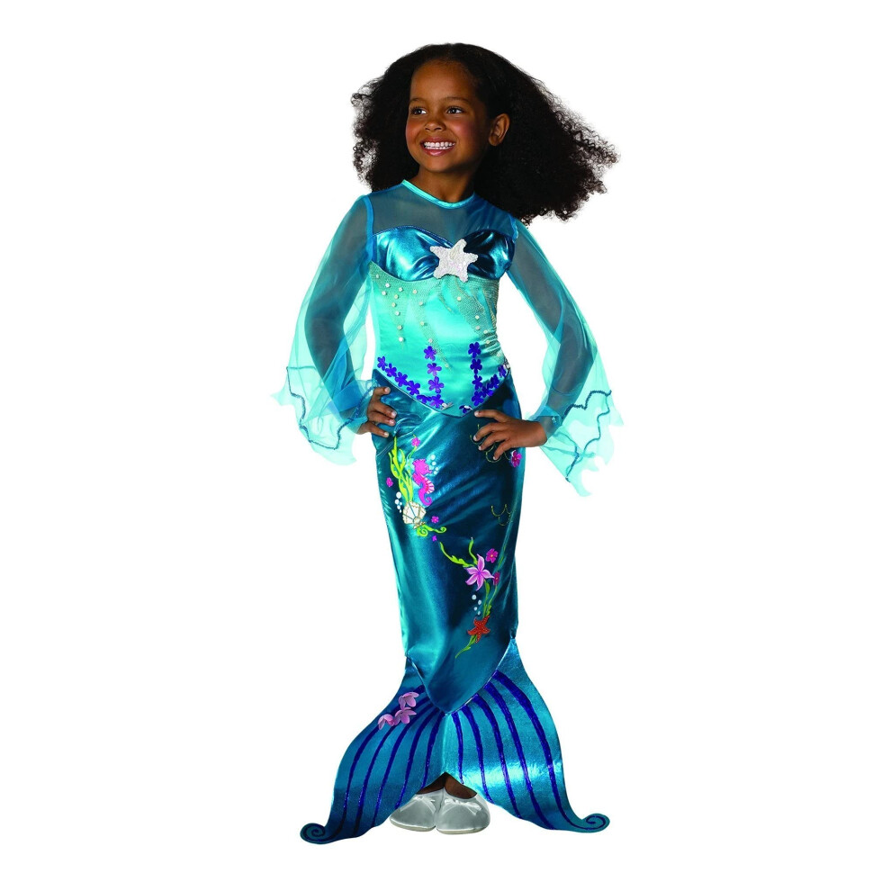 Rubies Magical Mermaid Costume  Blue  Medium (8-10)