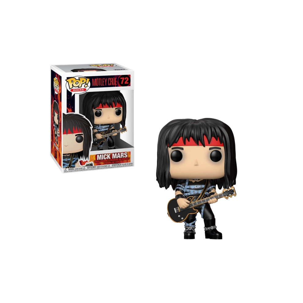 Funko POP! Rocks: Mtley Cre Mick Mars Collectible Figure  Multicolor