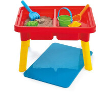 Sensorischer Kindertisch für Kleinkinder mit Deckel | Sensorischer Behälter | Kidoozie | Mega Block-kompatibler Deckel | Für den Innen- und Außen