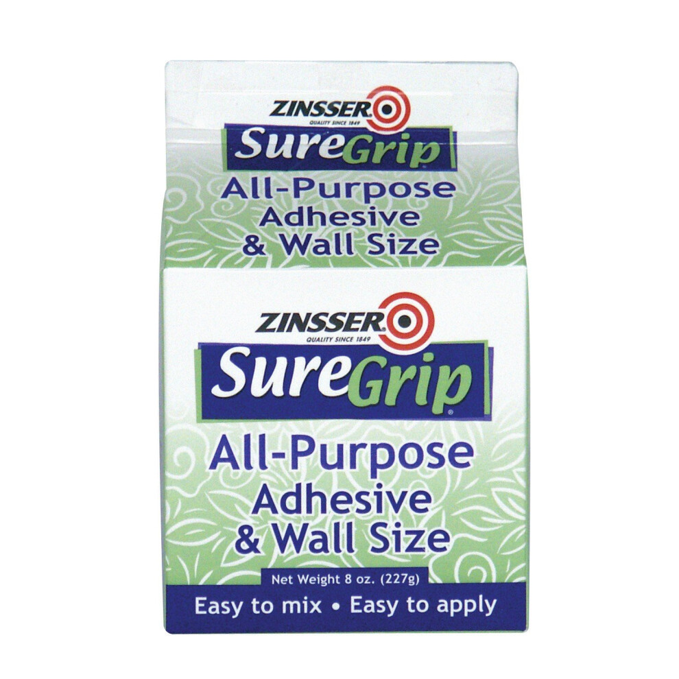 Zinsser 62008 SureGrip All-Purpose Adhesive and Wall Size  8 oz