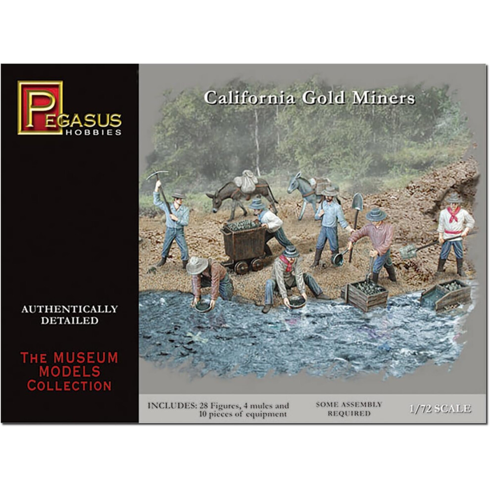 Pegasus Spiele Gold Pegasus Pg7050-1/72 American History: Mining Figures