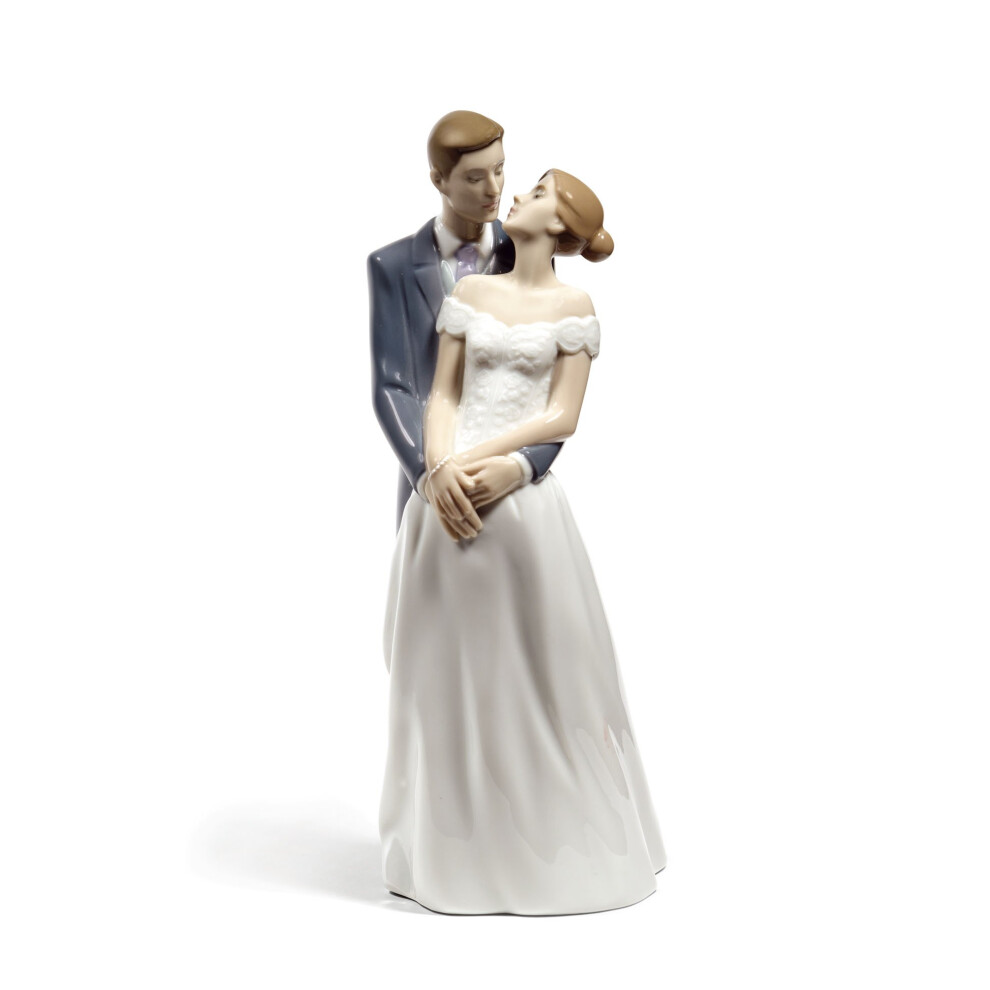 Nao Unvergesslicher Tag. Braut Und Br?Utigam (Hochzeit) Figur Aus Porzellan.-image