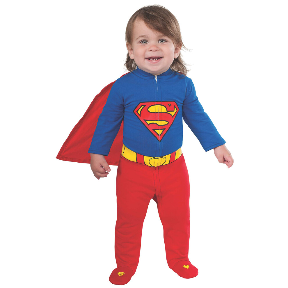 Rubie's baby boys Dc Comics Superhero Style Superman Costume Party Supplies  As Shown  0-6 Months US