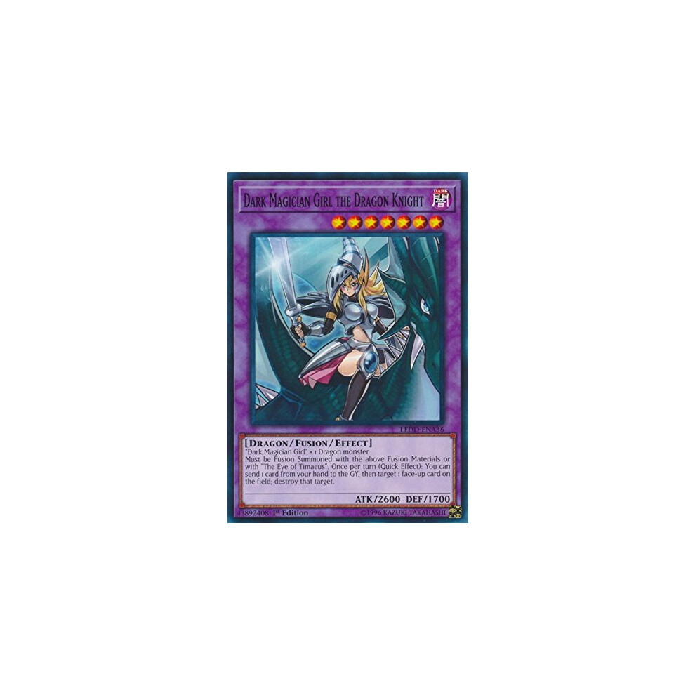 Yu-Gi-Oh! Dark Magician Girl the Dragon Knight - LEDD-ENA36 - Common - 1st Edition - Legendary Dragon Decks (1st Edition)