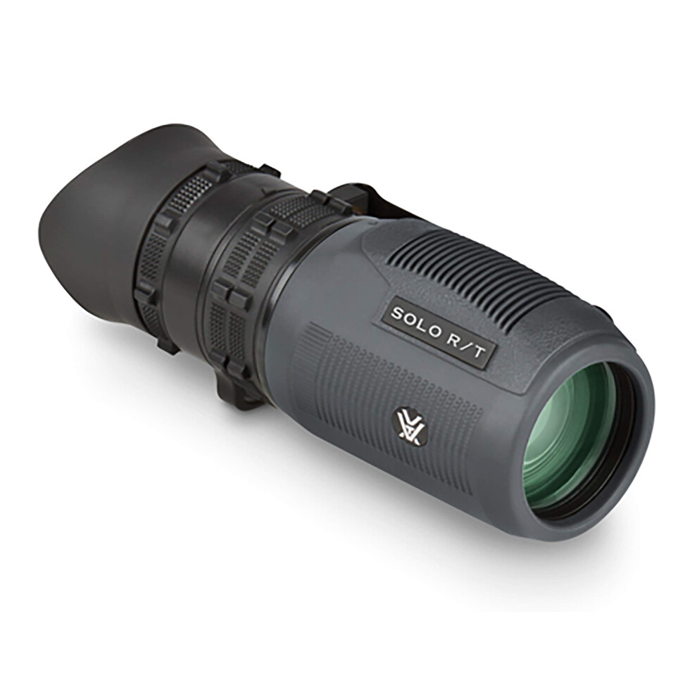 Vortex Optics Solo R/T 8x36 Monocular - MRAD Based Ranging Reticle  Utility Clip  Adjustable Eyecup  Rubber Armor  Non-Slip Grip  Fogproof  Waterproof