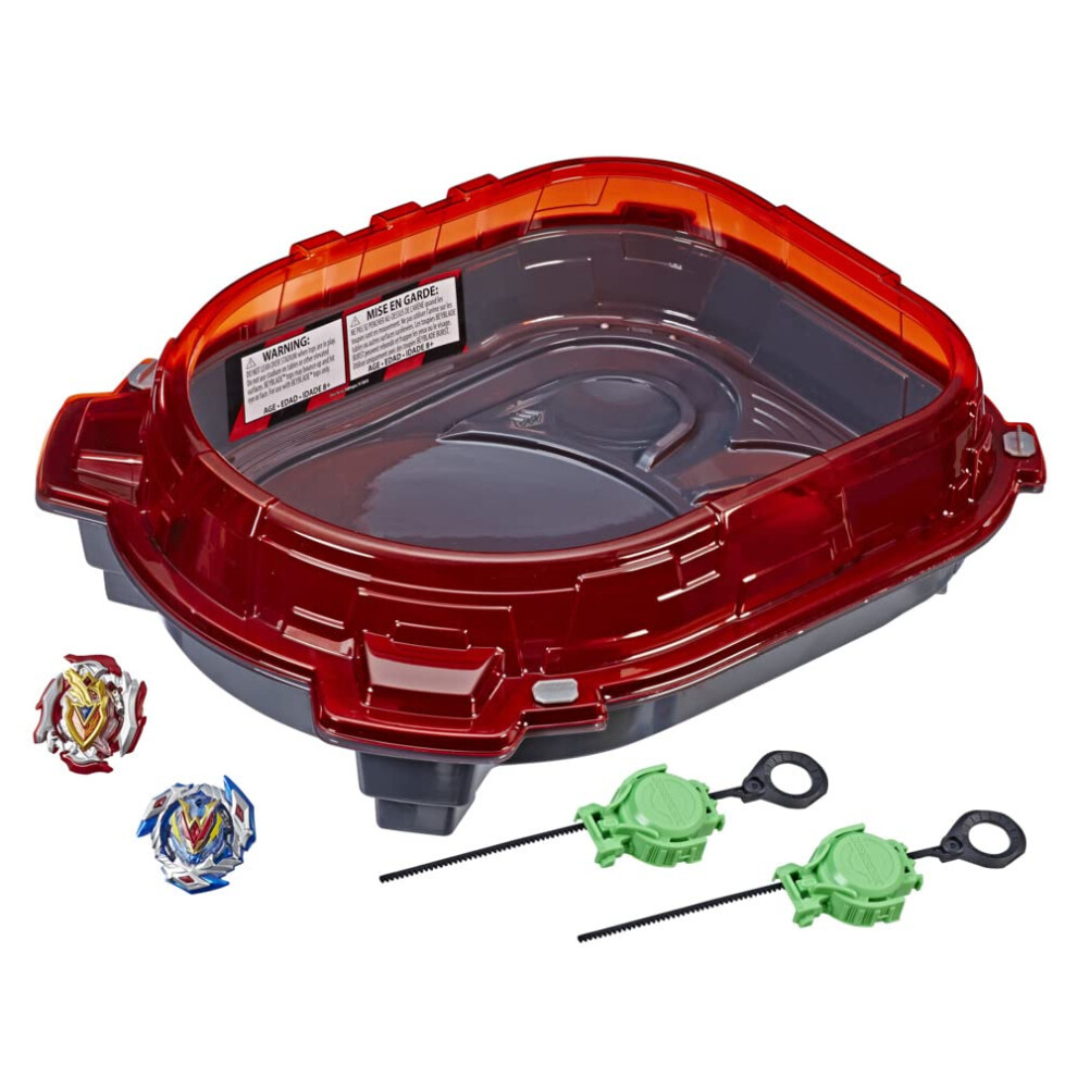 BEYBLADE Burst Turbo Slingshock Rail Rush Battle Set - Complete Set Burst Beystadium  Battling Tops  and Launchers (Amazon Exclusive)