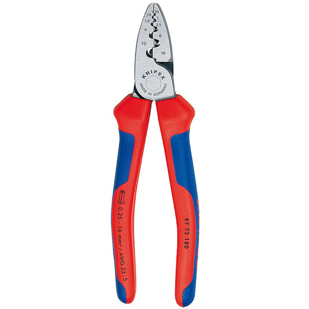 KNIPEX Crimping Pliers for Wire Ferrules Red