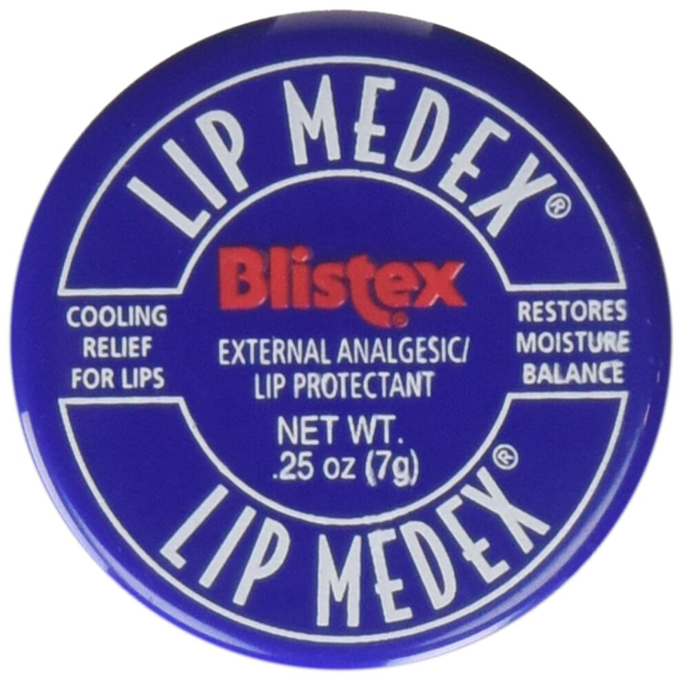 Blistex Lip Medex External Analgesic/Lip Protectant 0.25 oz (Pack of 6)