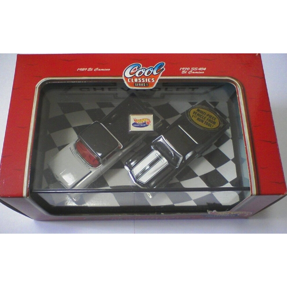 Hot Wheels Collectibles El Camino set with display case