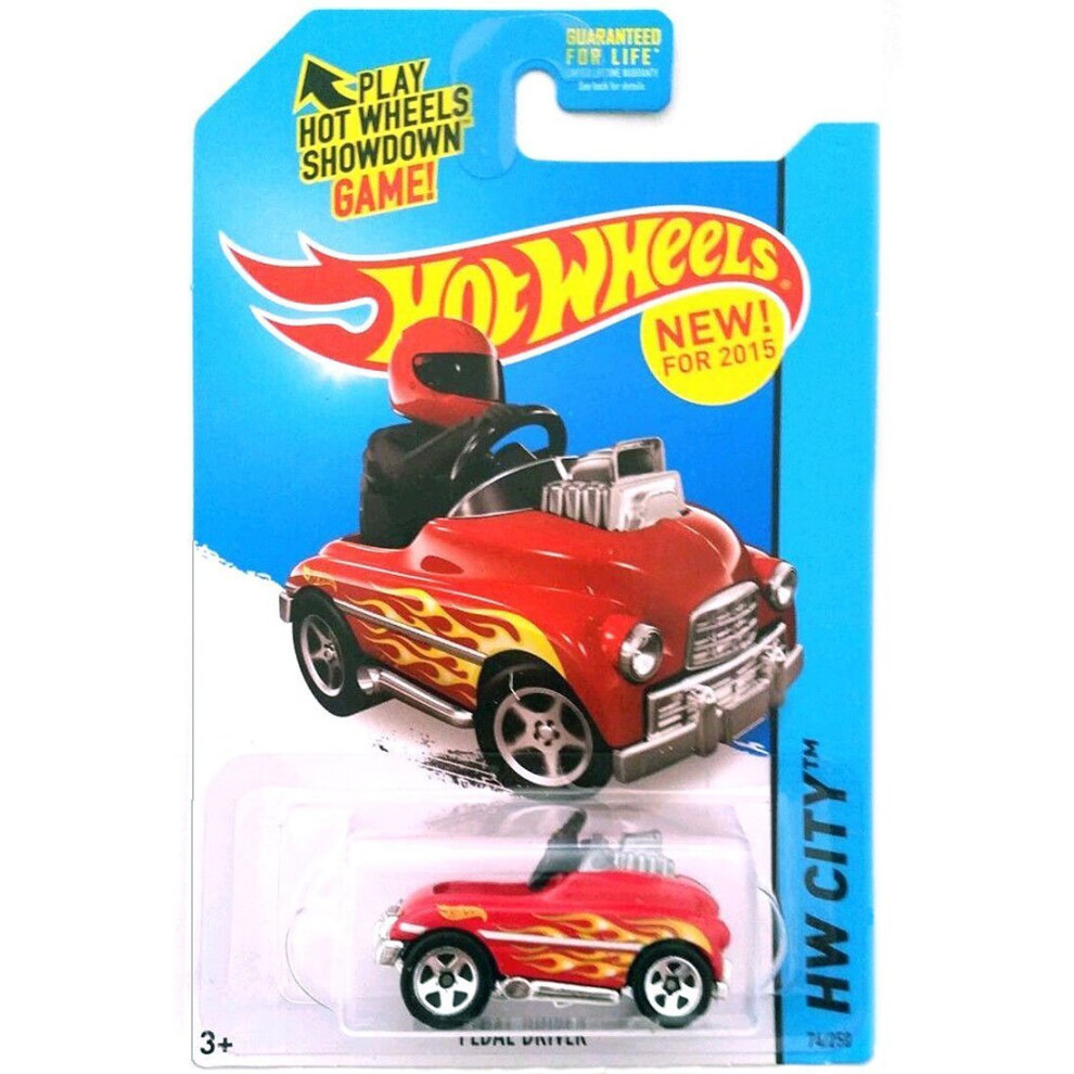 Hot Wheels 2015 HW City Pedal Driver 74/250  Red