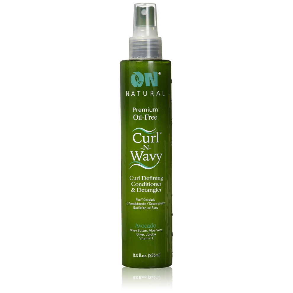 On Natural Curl-n-wavy Leave-in Conditioner & Detangler 8oz  8 Oz