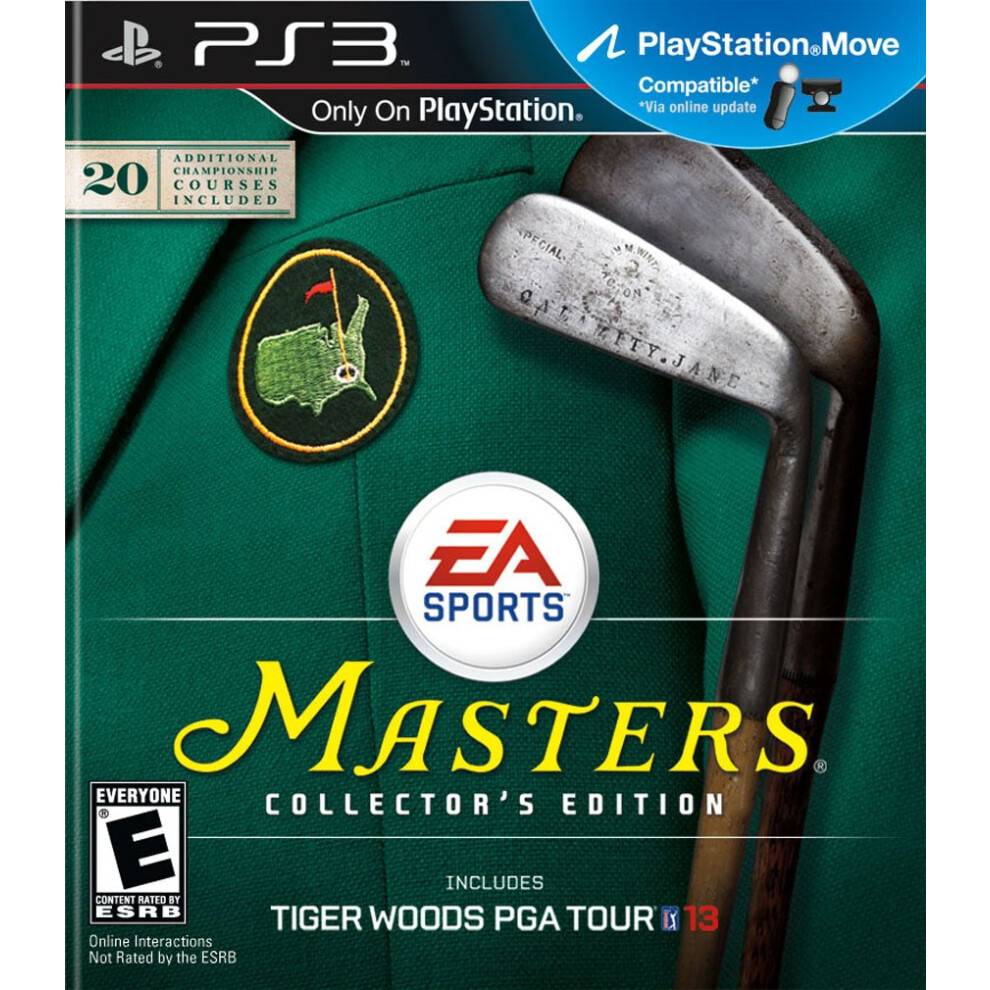 Tiger Woods PGA TOUR 13: The Masters Collector's Edition - Playstation 3