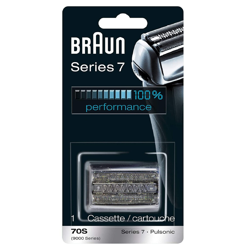 Braun Replacement Foil & Cutter Cassette - 70S  Series 7  Pulsonic - 9000 Series Braun Cassette 70S