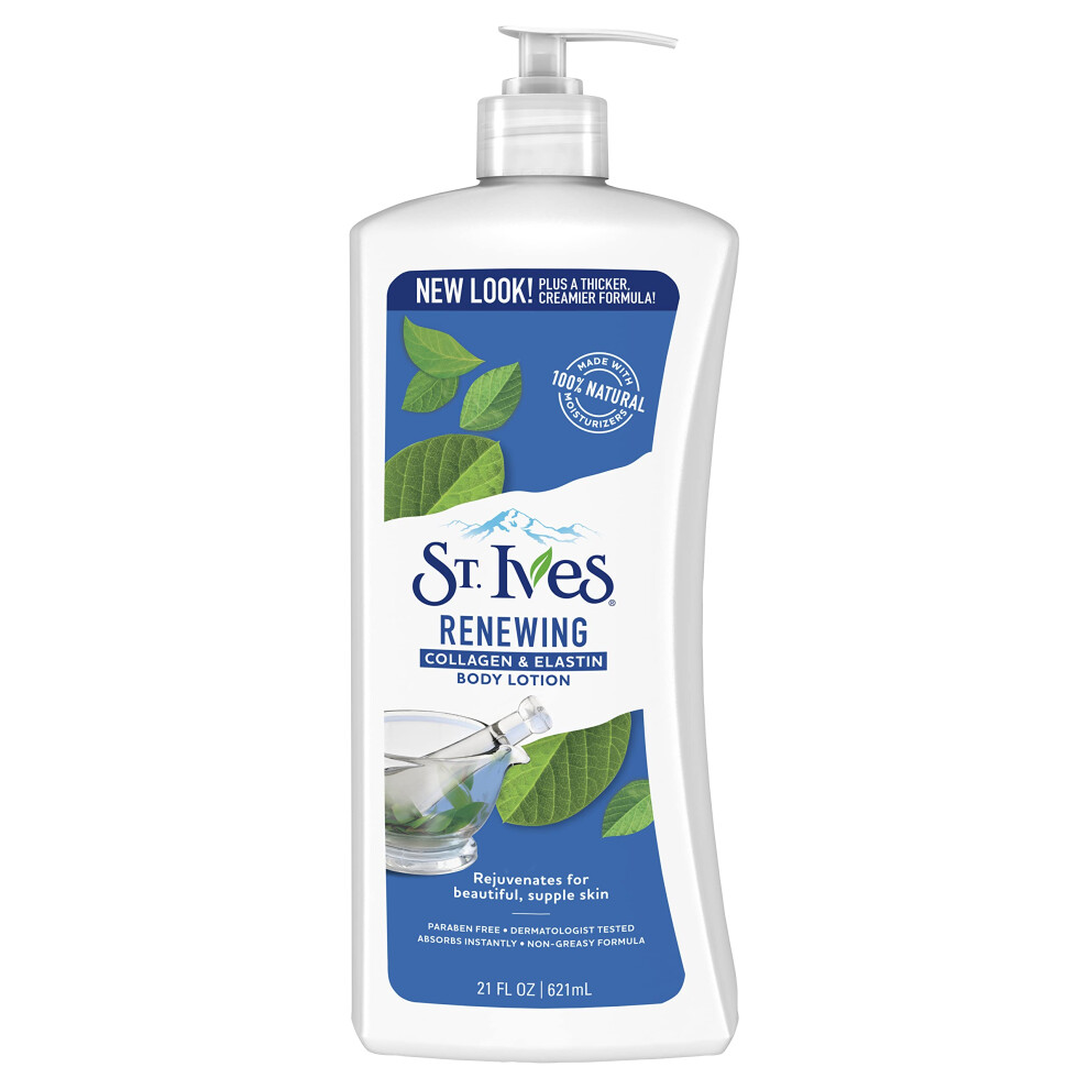 St. Ives Skin Renewing Body Lotion Collagen Elastin 21 oz(Pack of 2)