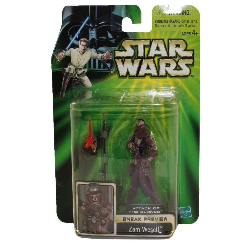 Star Wars Episode II Attack of The Clones Preview Figure: Zam Wesell