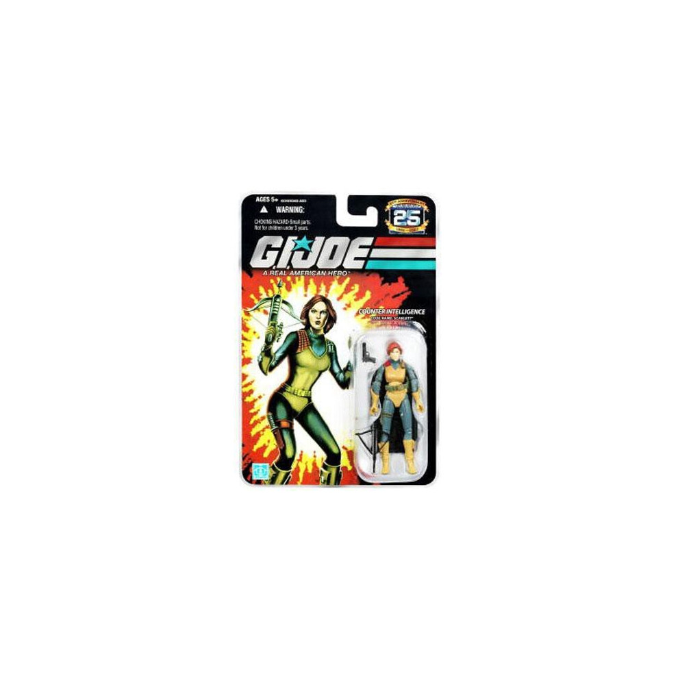 G.I. Joe 25th Anniversary: Scarlett (Counter Intelligence) 3-3/4 Inch Action Figure