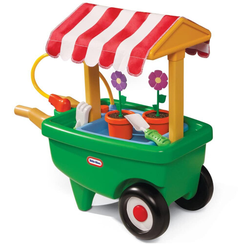 Little Tikes Little Tikes Carrello da Giardino 2-in-1 e Cestino
