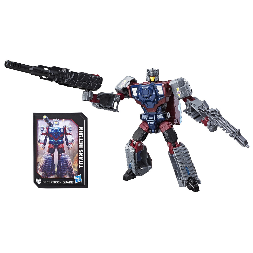 Transformers Generations Titans Return Decepticon Quake and Chasm