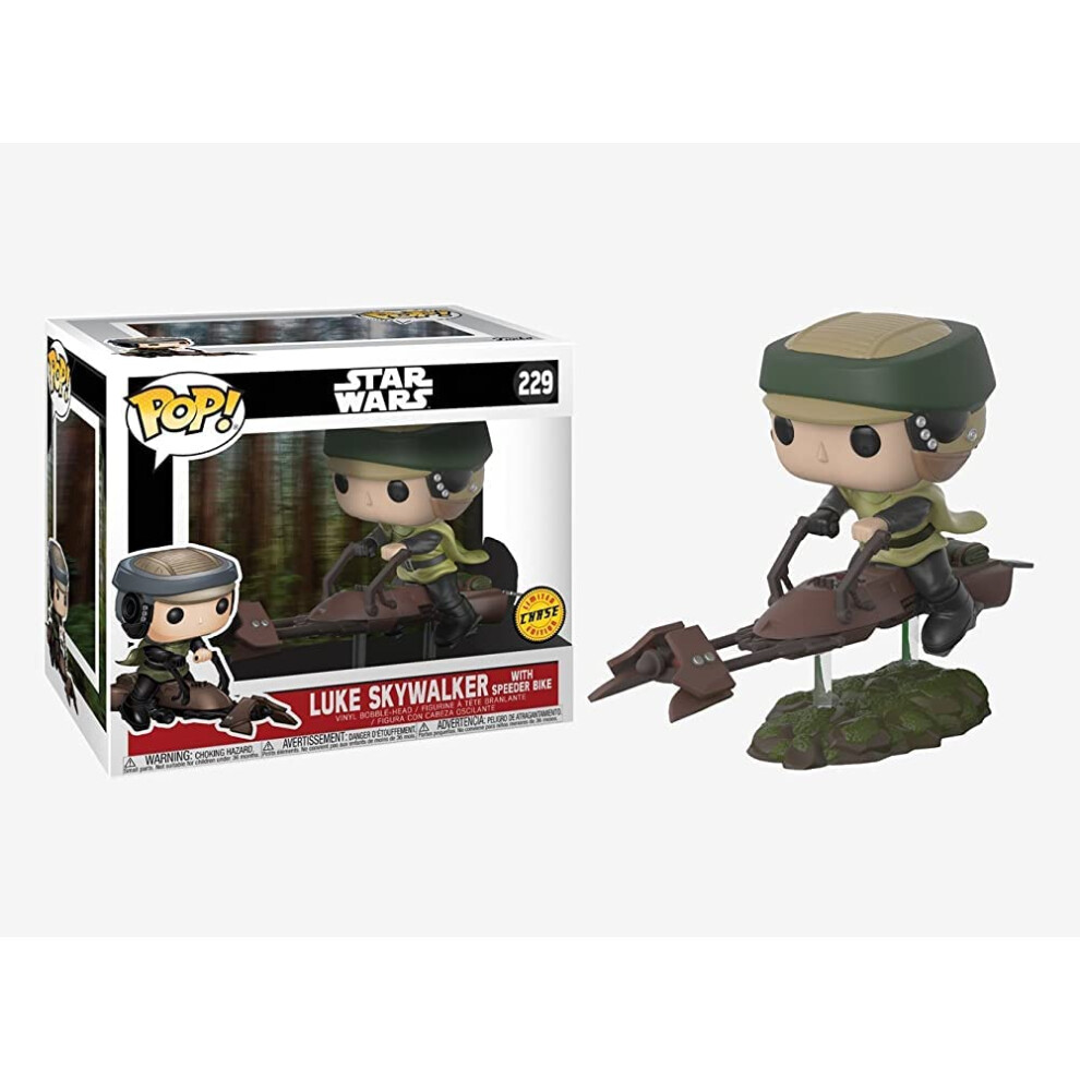 Funko Star Wars Luke on Speeder Bike Pop Vinyl Figure (Chase)