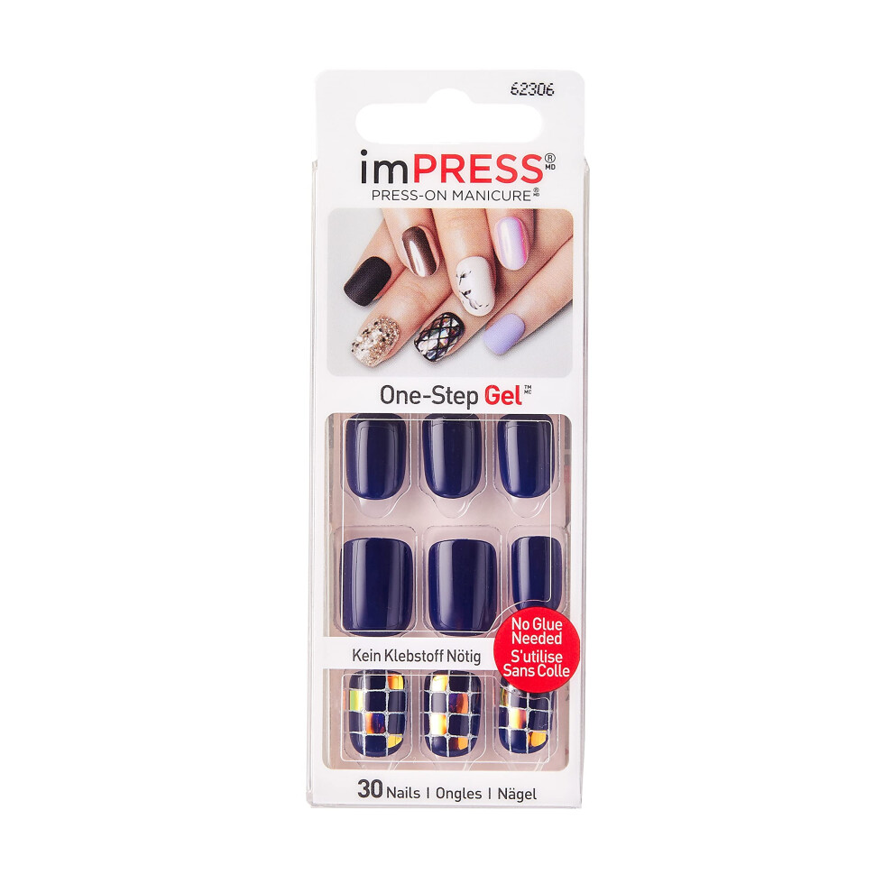 Kiss Impress Flash Mob "Bipa050" By Broadway Press-On Manicure Nails-24Pc