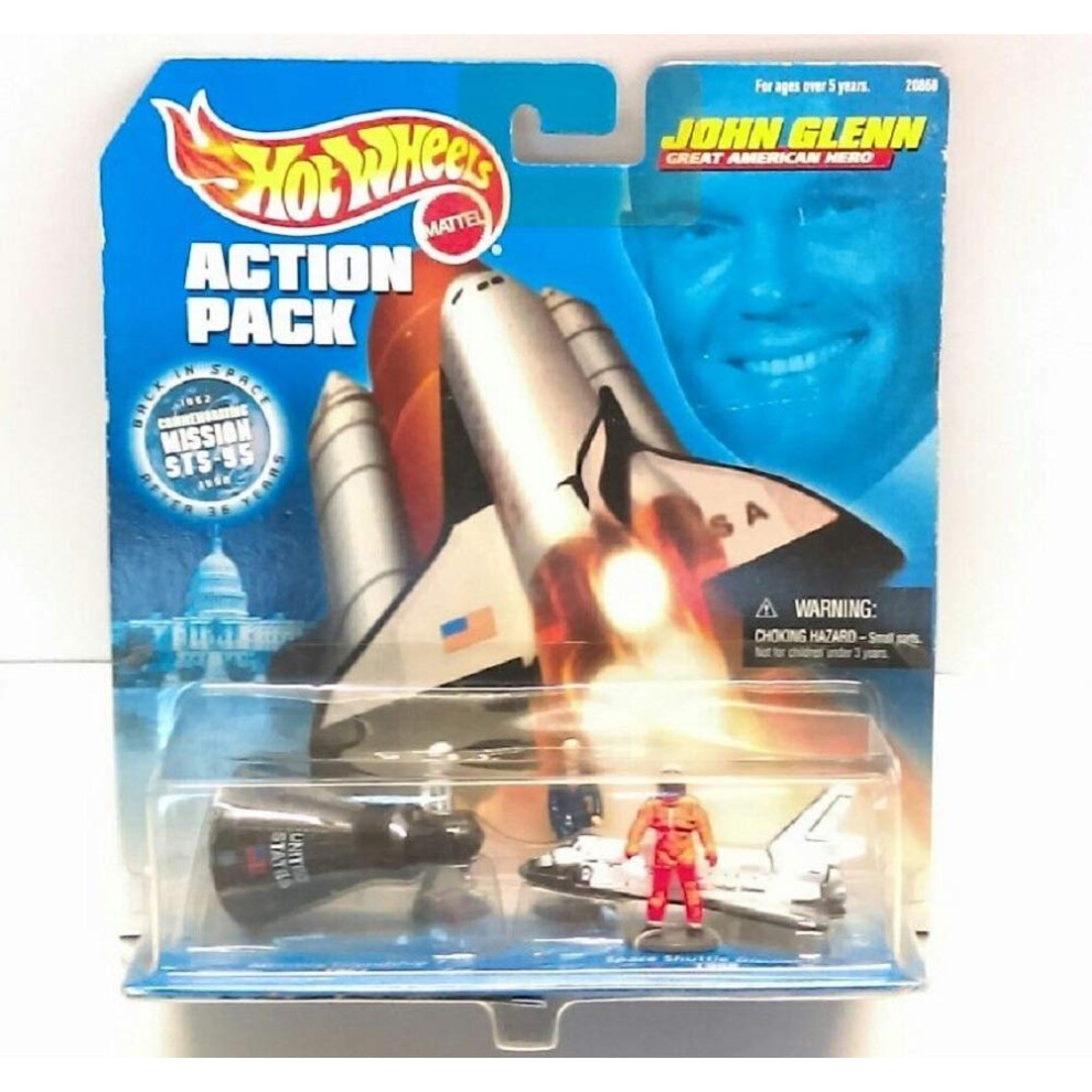 Hot Wheels Action Pack-John Glenn Great American Hero