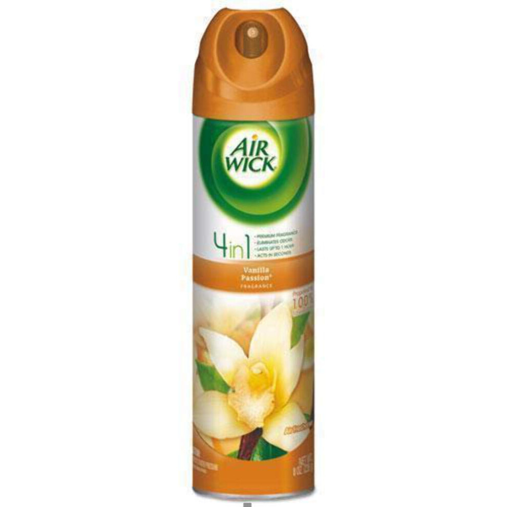 Air Wick Aerosol Spray Air Freshener  Vanilla Indulgence  8 Ounce