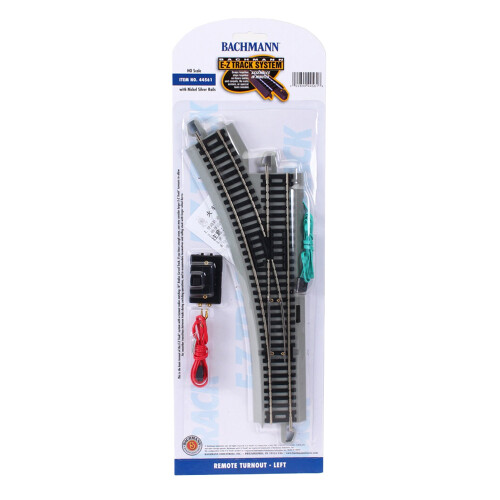 BACHMANN A escala da Bachmann treina Snap-Fit E-Z Track Remote Tolhet-Esquerda
