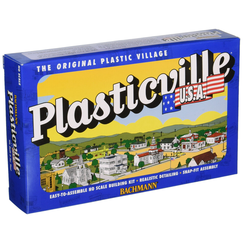 Bachmann Trains - PLASTICVILLE U.S.A. BUILDINGS - CLASSIC KITS - CAPE COD HOUSE - HO Scale