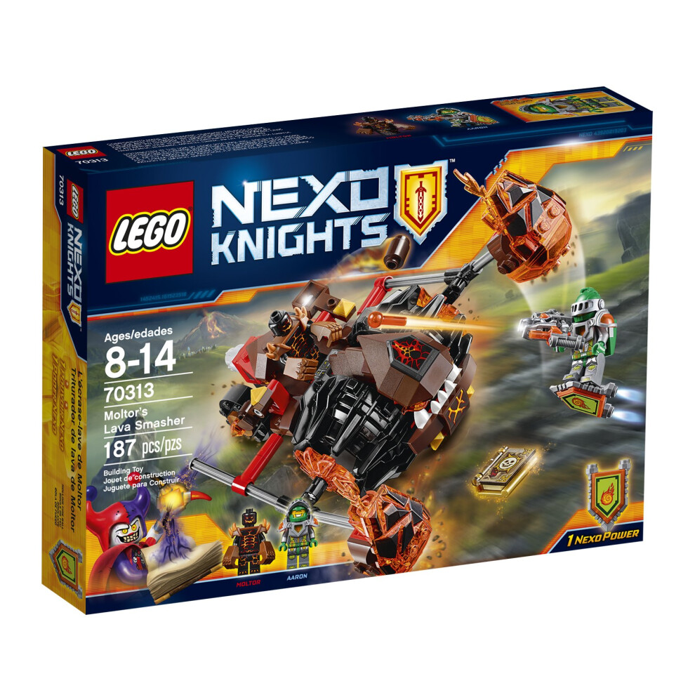 LEGO Nexo Knights Moltor's Lava Smasher Kit (187 Piece)