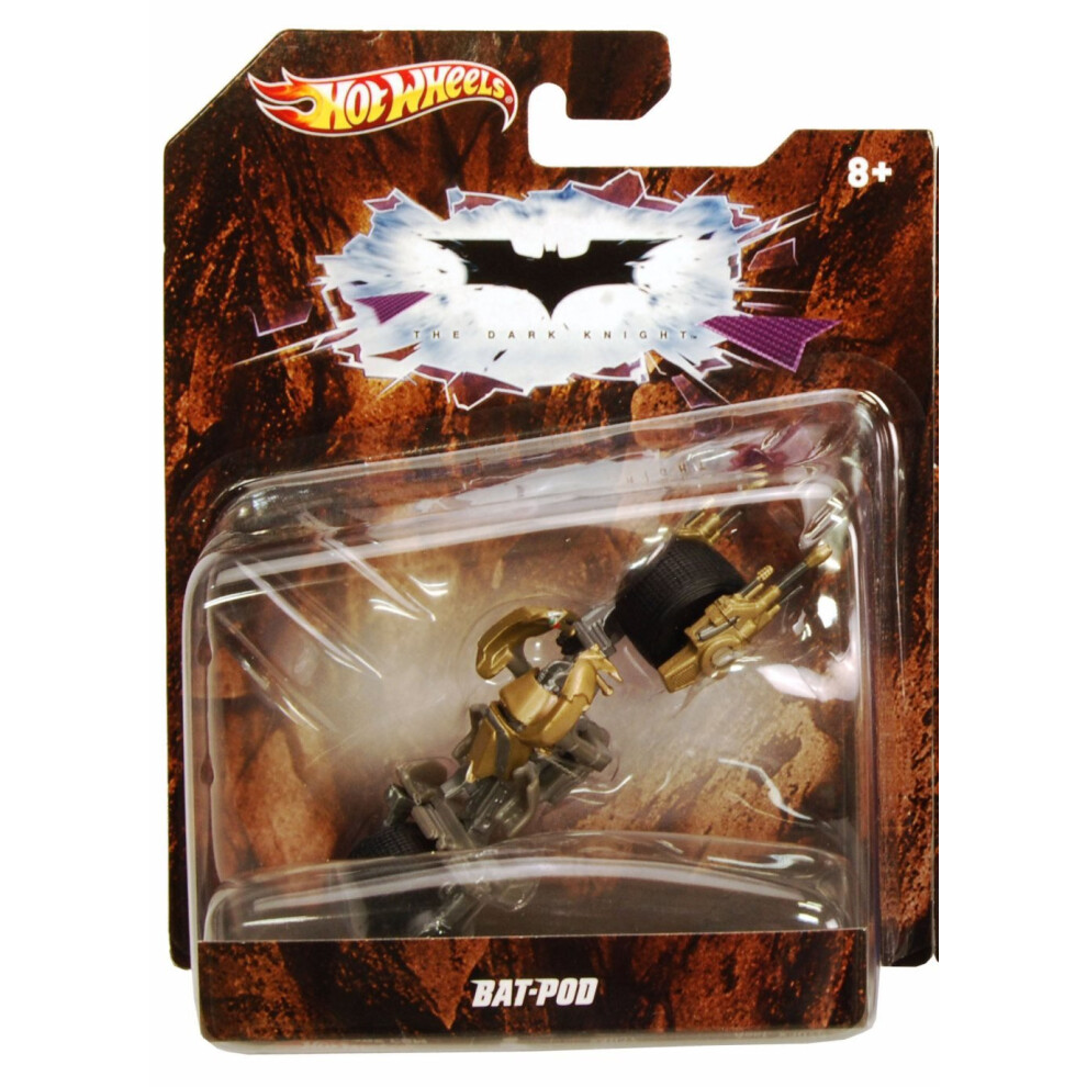 Hot Wheels The Dark Knight Bat-Pod 1:50 Scale Die Cast Vehicle