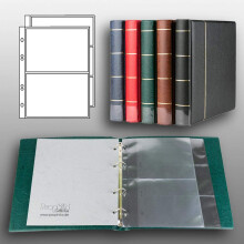 Prophila Banknotenalbum mit 20 Hllen fr 50 Banknoten