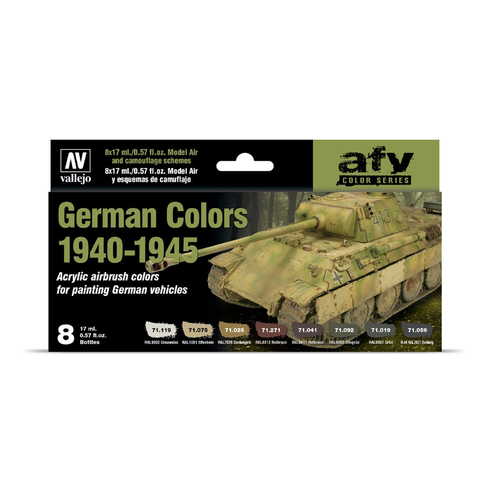 Vallejo 1940-1945 Acrylic German Colors Model