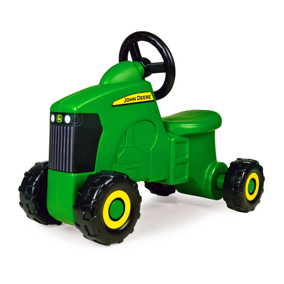 John Deere Sit 'N Scoot Activity Tractor Toy - Foot to Floor Kids Ride On Toys - John Deere Tractor Toys for Toddlers - 20 x 9.8 x 16.15 inches - Gree