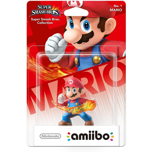 Nintendo Figurine Amiibo - Mario N1 • Sammlung Super Smash Bros.