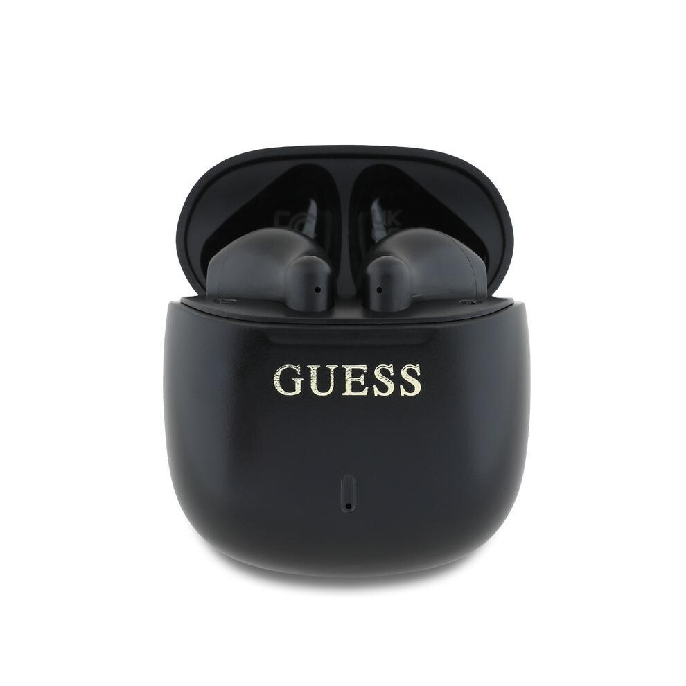 Guess Printed Classic Logo TWS Wireless Earphones Black- GUTWSJ14ESGK