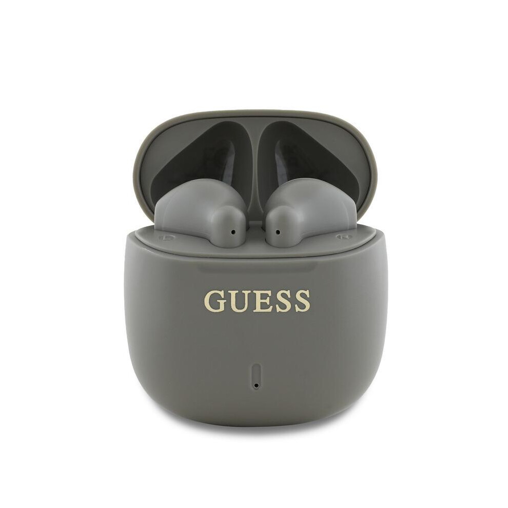 Guess Printed Classic Logo TWS Wireless Earphones Taupe - GUTWSJ14ESGE