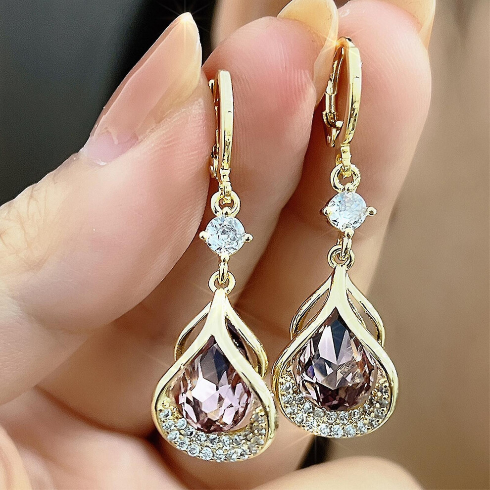 (purple) Lymph Flow Magnetogen Earrings, Lymphatic Magnetotherapy Germanium Earrings, Lymphvity Magnetic Therapy Earrings, Acupuncture Earrings